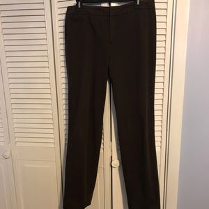 3/$18. Unlisted by Kenneth Cole women’s dress pant, size 10, dk brown.